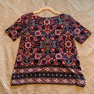 LOFT patterned blouse.